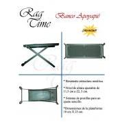 Assento Guitarra Apoyapie Ragtime Metalico Preto