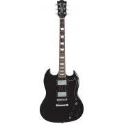 Guitarra Electrica Eko Mod. Dv-10 Negra Brillante