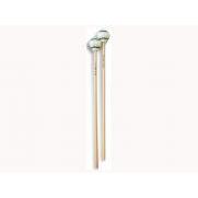 2 Baquetas Vibrafono Playwood M402h Palo Rattan Bola Lana Verde 390mm