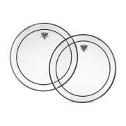 Parche Remo Pinstripe Transparente 26``