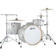 Bateria Acustica Ludwig Centennial Groover Lrc20 Silver Sparkle