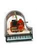 CAJA DE MUSICA PIANO COLA CRISTAL ACRILICO 10 CM ANCHO