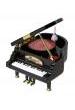CAJA DE MUSICA PIANO COLA PLASTICO 13 CM