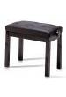 Banqueta Graduable De Piano Hidrau Model Bg30a Nogal Mate Oscuro Tapizado 19