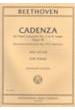 BEETHOVEN, L. V.- CADENZA FOR PIANO CONCERTO N.2 SI BEMOL MAYOR OP.19 ( COOPER) - (Album autor Piano)