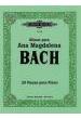 Bach, J. S.- Album Ana Magdalena - (obra Piano Solo)