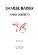 BARBER, S.- CONCIERTO OP.38 - (2 Pianos 4 manos)