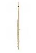 FLAUTA DO PEARL 665R-1R-CODA PA SERIE 40 ANIV. CABEZA PLATA BISEL ORO