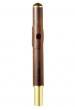 Flute Head C Howel Roberts Wood Coco Rings Gold