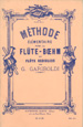 Gariboldi.- Metodo Elemental Flauta - (flute Methods)
