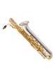 SAXOFON BARITONO JUPITER ARTIST JBS-893SG CUERPO PLATEADO CAMPANA GRABAD MEC LAC