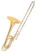 TROMBON BAJO COURTOIS AC550BHLR CAMPANA GRANDE ORO MENING