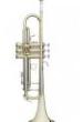 TROMPETA SI bemol B&S CHALLENGER  3137-S PLATEADA