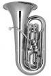 TUBA SIB 5 CILINDROS MIRAPHONE 12915 PLATEADA SIN ESTUCHE
