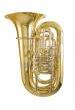 TUBA DO 4/4 CERVENY PIGGY CCB603 5 CILINDROS CAMPANA 42 CMS LACADA