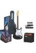 PACK GUITARRA ELECTRICA AMPLIFICADOR Y ACCESORIOS CALIBER MOD. GC NEGRO