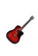 GUITARRA ACUSTICA EKO MOD. RANGER 6 EQ SUNBURST ROJO