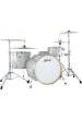 Bateria Acustica Ludwig Centennial Groover Lrc20 Silver Sparkle